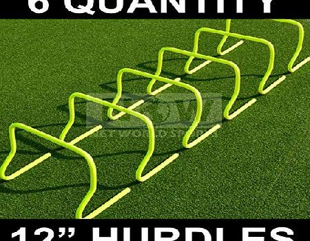 Net World Sports Agility Hurdles - set of 6 - 12 inch [Net World] (9`` Hurdles (pack of 6))